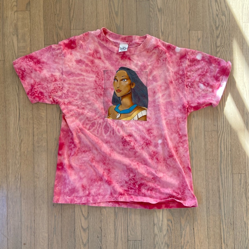 ONE OF A KIND Tie Dye Pocahontas Tee